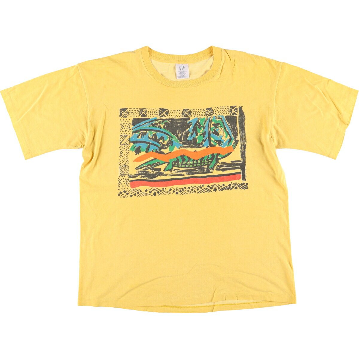 Rakuten - 古着 90'S ギャップ GAP オールドギャップ 半袖 プリントTシャツ USA製 メンズL相当 ヴィンテージ /eaa565798 【中古】 【250727】