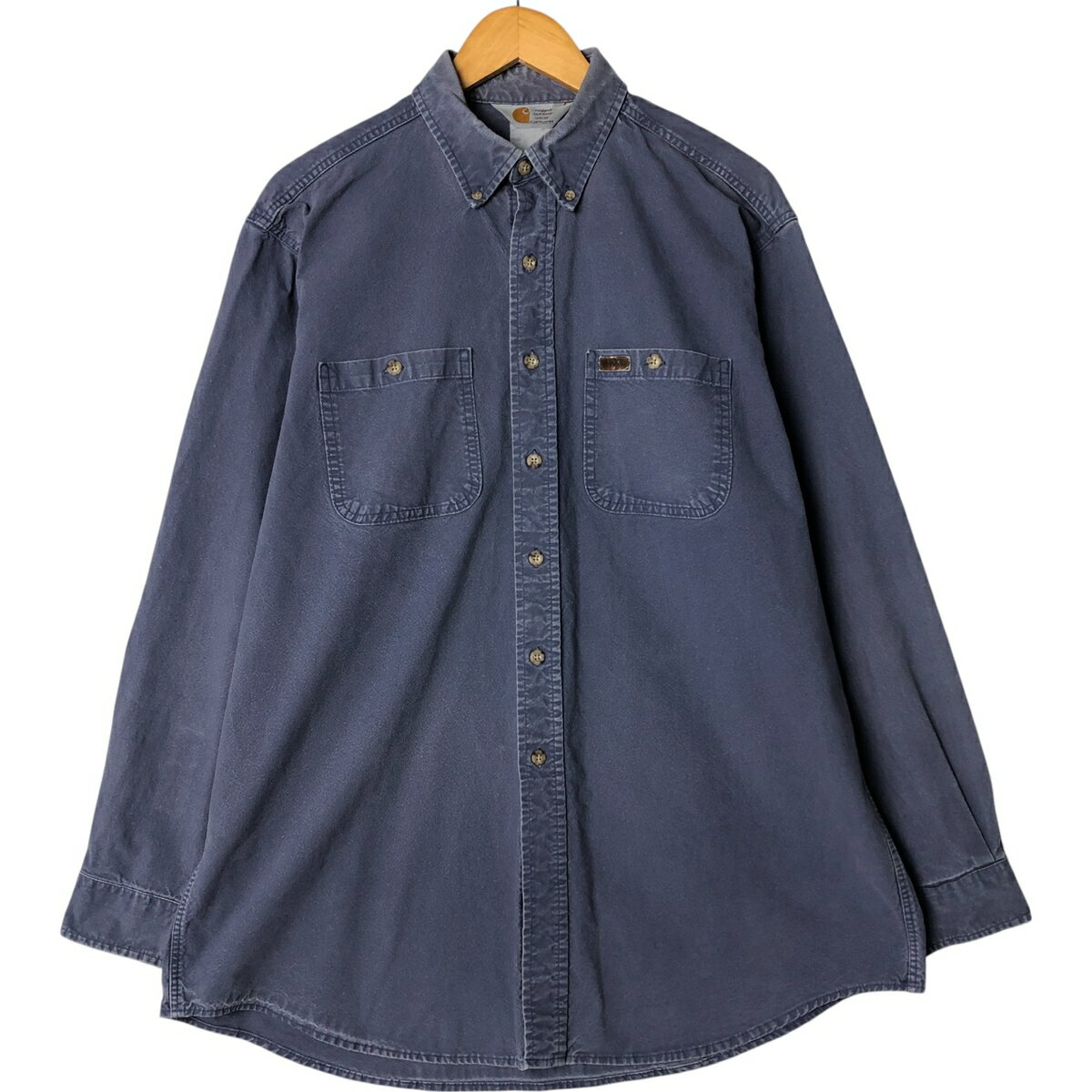 Work Shirt - 古着 カーハート Carhartt 長袖 ボタンダウン ワークシャツ メンズXL相当 /eaa565848 【中古】 【250714】 【SS2603_10】