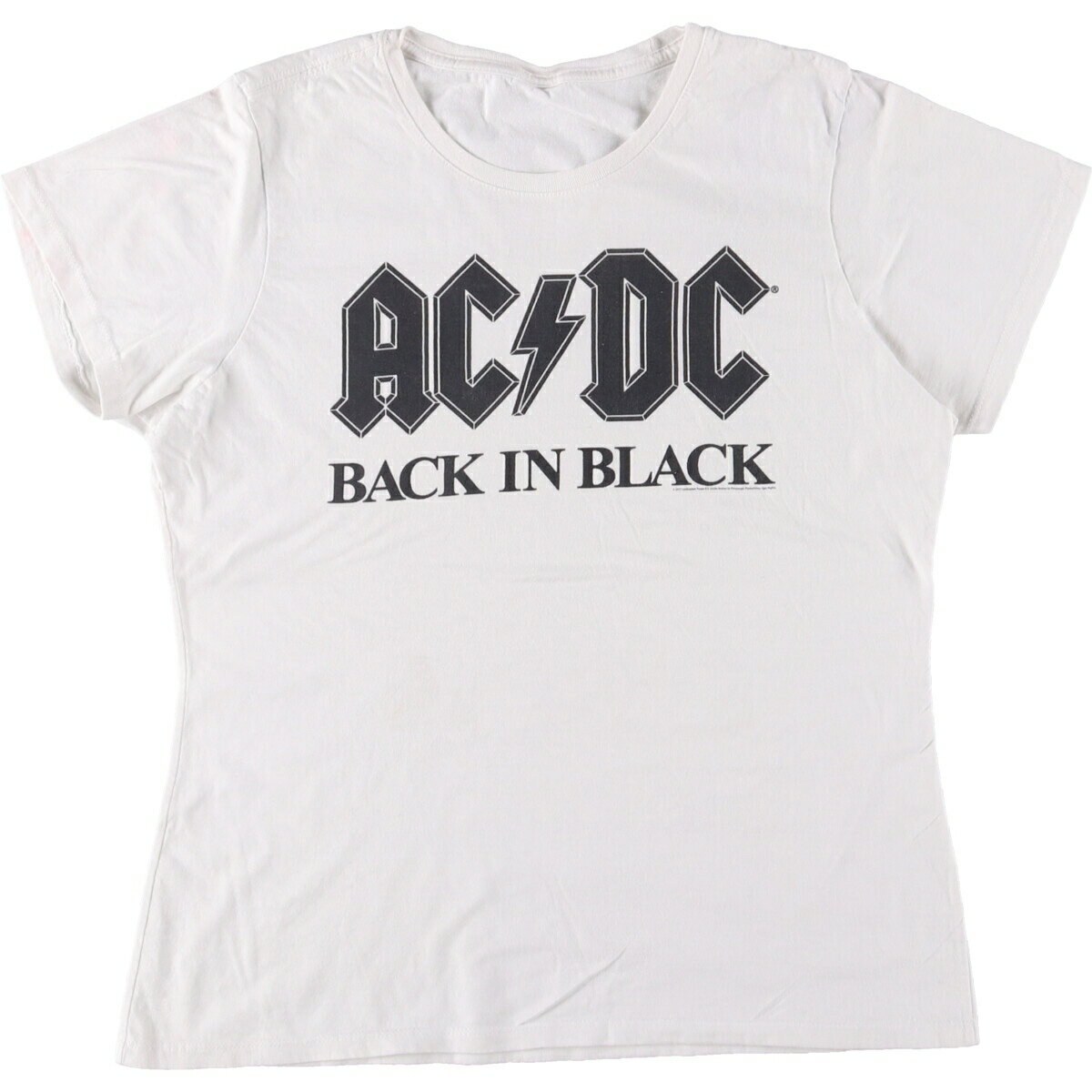 古着 AC/DC エーシーディーシー バンドTシャツ バンT レディースM相当 /eaa565961 【中古】 【250707】 【ADEL/アデル】