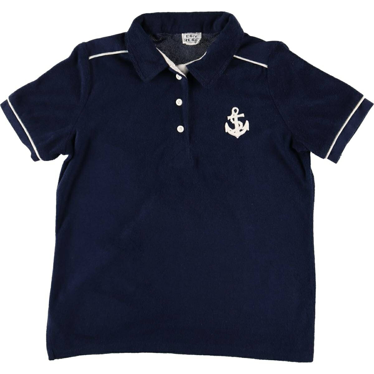 樂天商城 - 古着 BAY ROAD 半袖 ポロシャツ レディースL相当 /eaa566024 【中古】 【250712】 【ADEL/アデル】