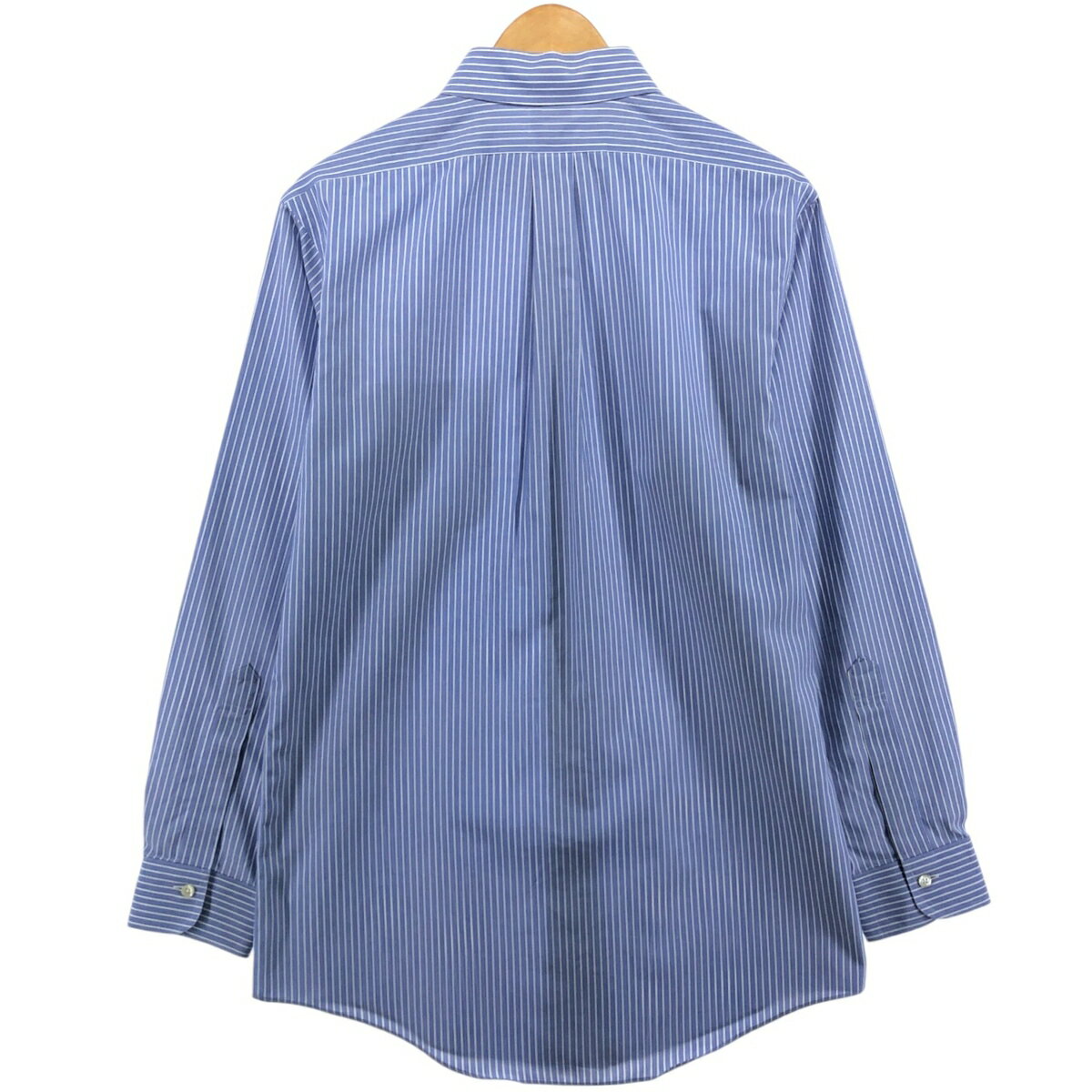 古着 ブルックスブラザーズ Brooks Brothers Est.1818 長袖 コットンストライプシャツ メンズM相当 /eaa566034 【中古】 【250713】 【ADEL/アデル】