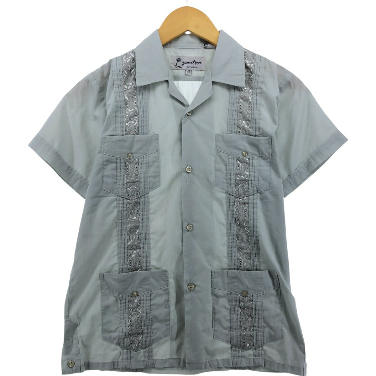 古着 YUCATECA オープンカラー半袖 キューバシャツ ボックスシャツ レディースM相当 /eaa566038 【中古】 【250713】 【Elulu/エルル】