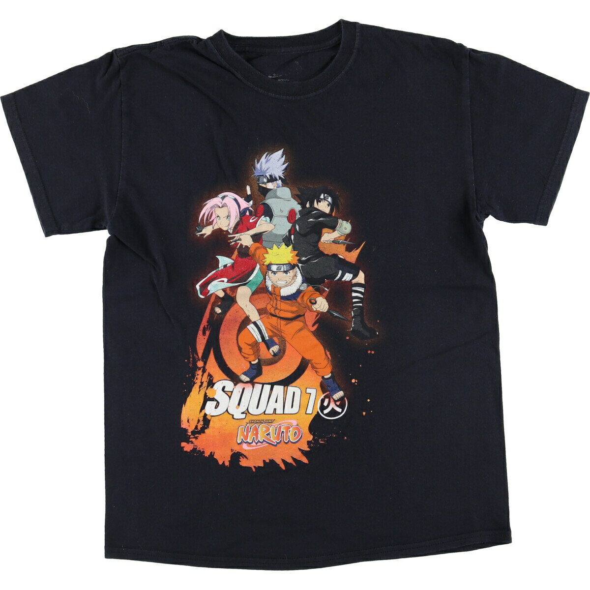 古着 NARUTO ナルト アニメ キャラクタープリントTシャツ メンズM相当 /eaa566516 【中古】 【250706】