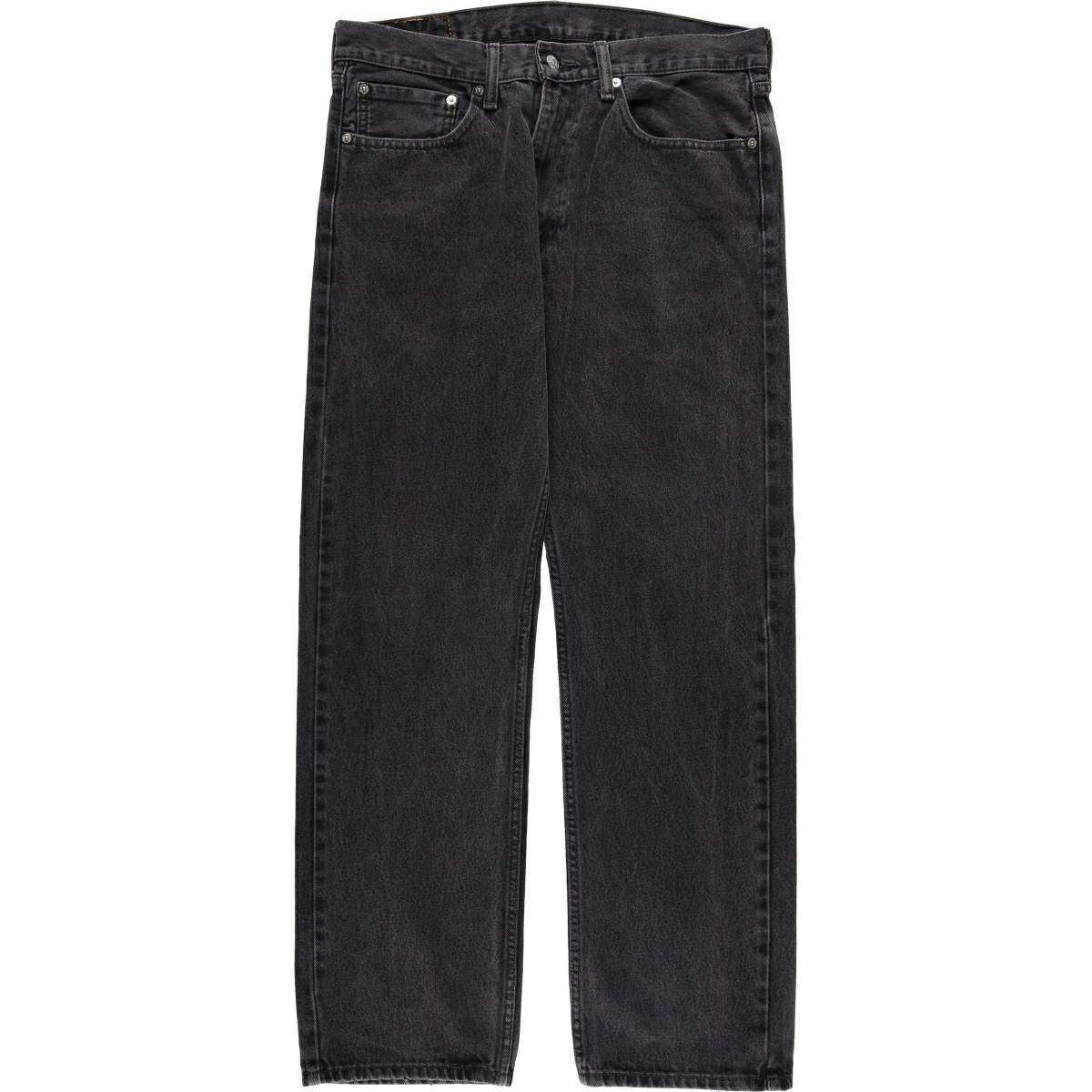 古着 リーバイス Levi's 505 ブラックデニム テーパードデニムパンツ メンズw35相当 /eaa566634 【中古】 【250713】 【SS2603_30】 ブラック系 春夏秋冬