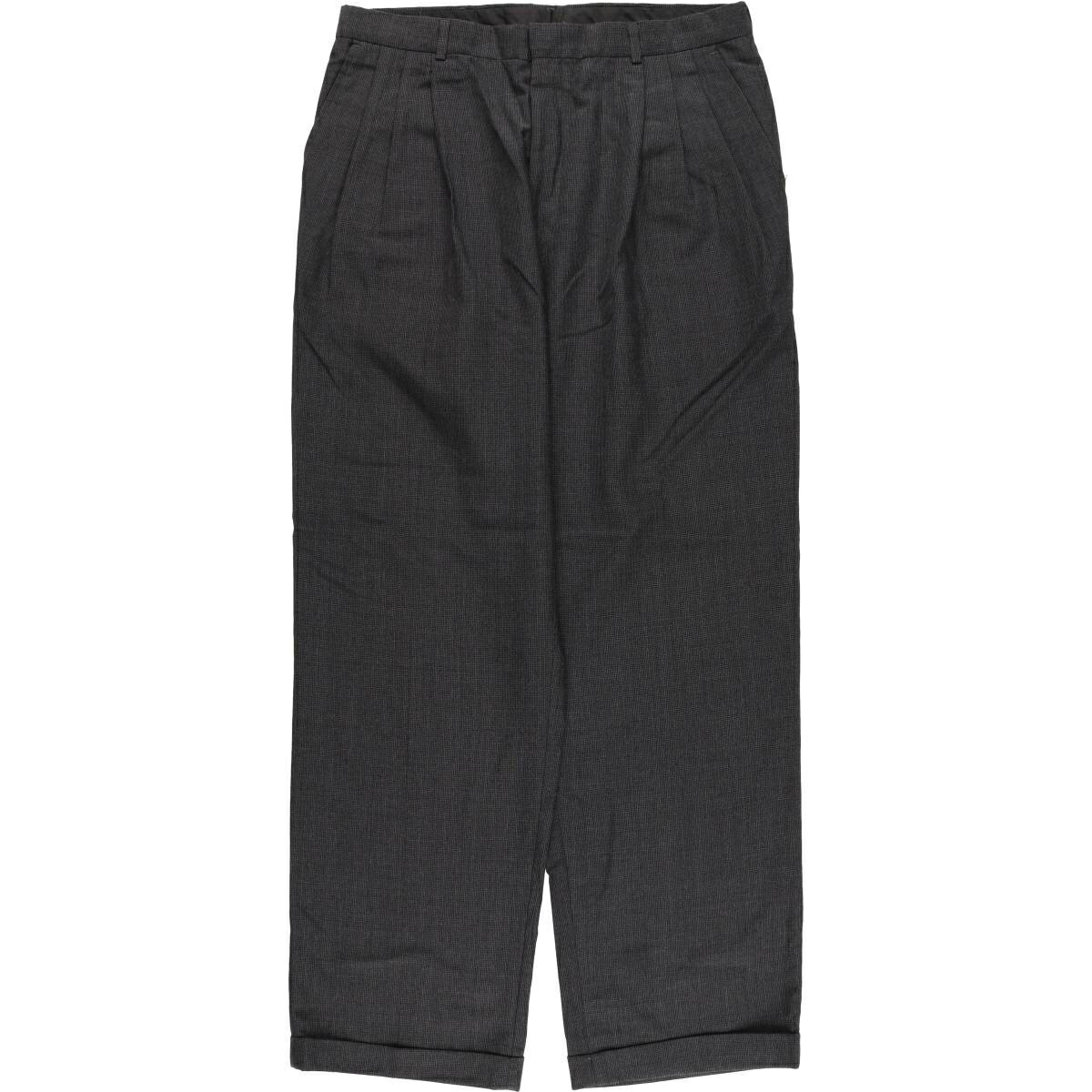 古着 CITY STREETS スリータック スラックスパンツ USA製 メンズw34相当 /eaa566696 【中古】 【250718】 【ss2601_10】(4.0)