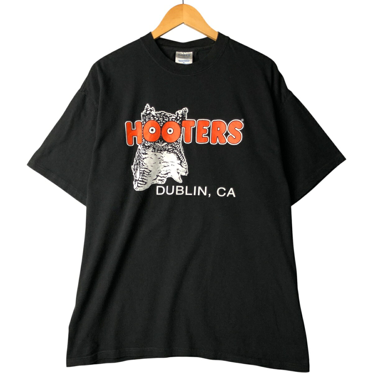 古着 MandO knits HOOTERS フーターズ アドバタイジングTシャツ メンズXL相当 /eaa566732 【中古】 【250718】