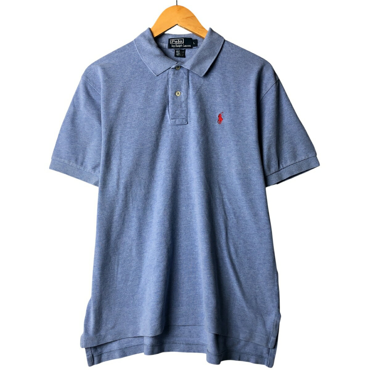 古着 ラルフローレン Ralph Lauren POLO by Ralph Lauren 半袖 ポロシャツ メンズL相当 /eaa566792 【中古】 【250718】 ブルー系 春夏秋