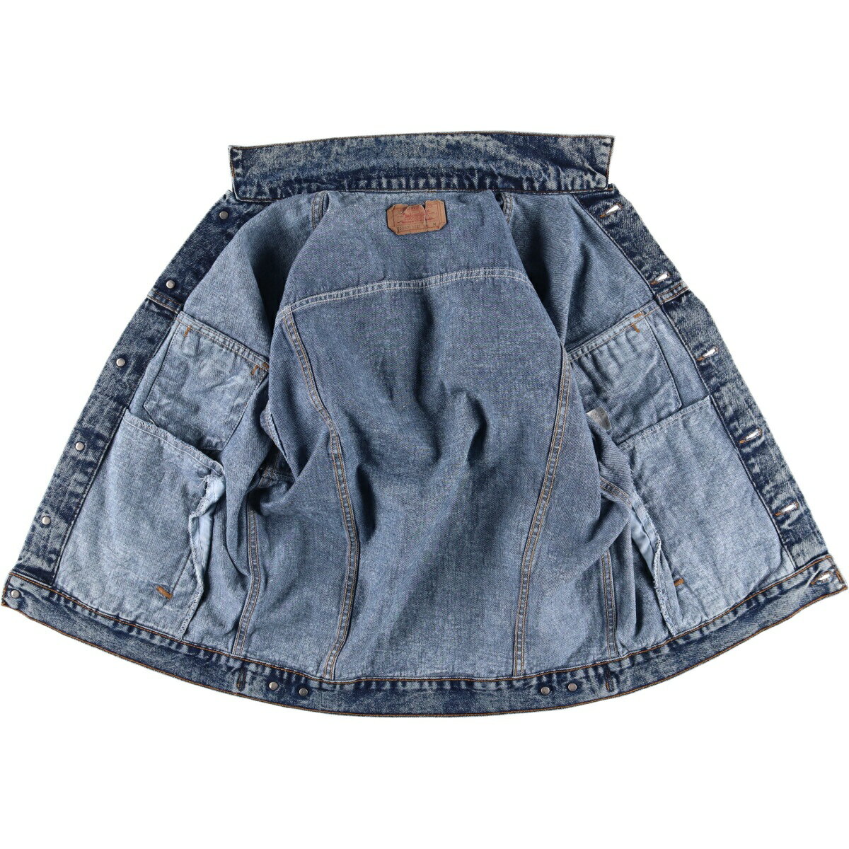 古着 90'S リーバイス Levi's 70507-0227 ケミカルウォッシュ デニムジャケット Gジャン USA製 メンズM相当 ヴィンテージ /eaa566970 【中古】 【250715】
