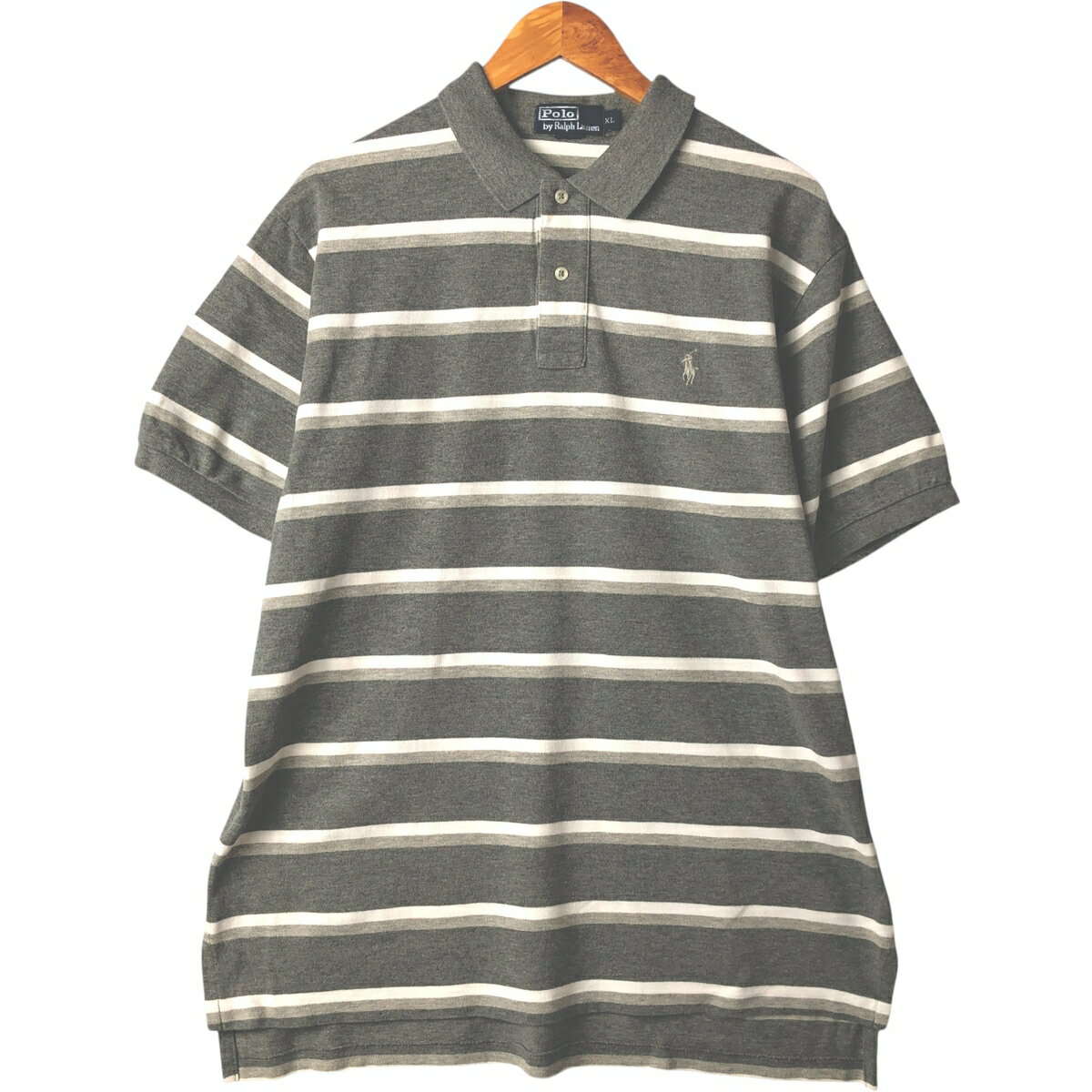 Rakuten - 古着 ラルフローレン Ralph Lauren POLO by Ralph Lauren マルチボーダー 半袖 ボーダー ポロシャツ メンズXL相当 /eaa567040 【中古】 【250719】