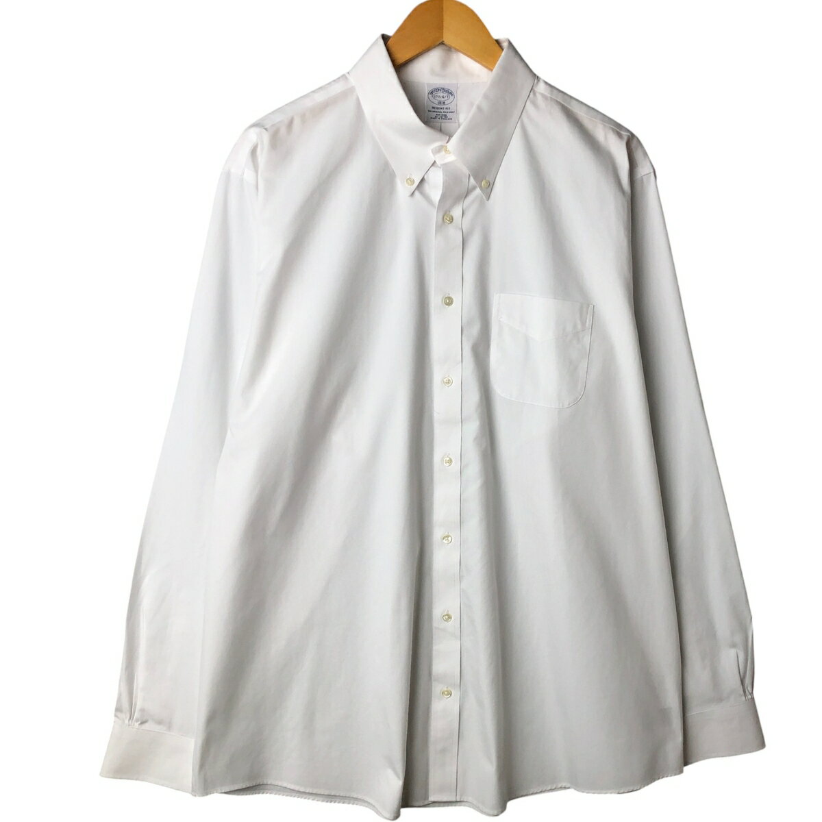 古着 ブルックスブラザーズ Brooks Brothers 1818 REGENT 長袖 ボタンダウンシャツ メンズXL相当 /eaa567083 【中古】 【250724】 【ss..