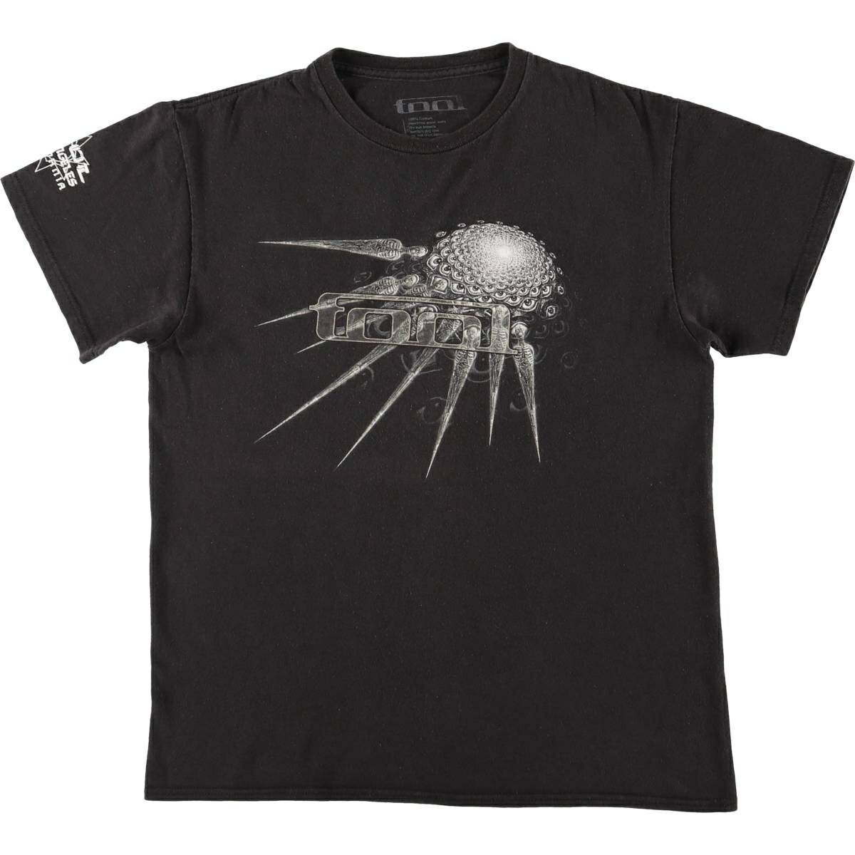 古着 TOOLトゥール バンドTシャツ バンT レディースL相当 /eaa567126 【中古】 【250712】 【ADEL/アデル】 【SS2603_50】 ブラック系 春夏秋