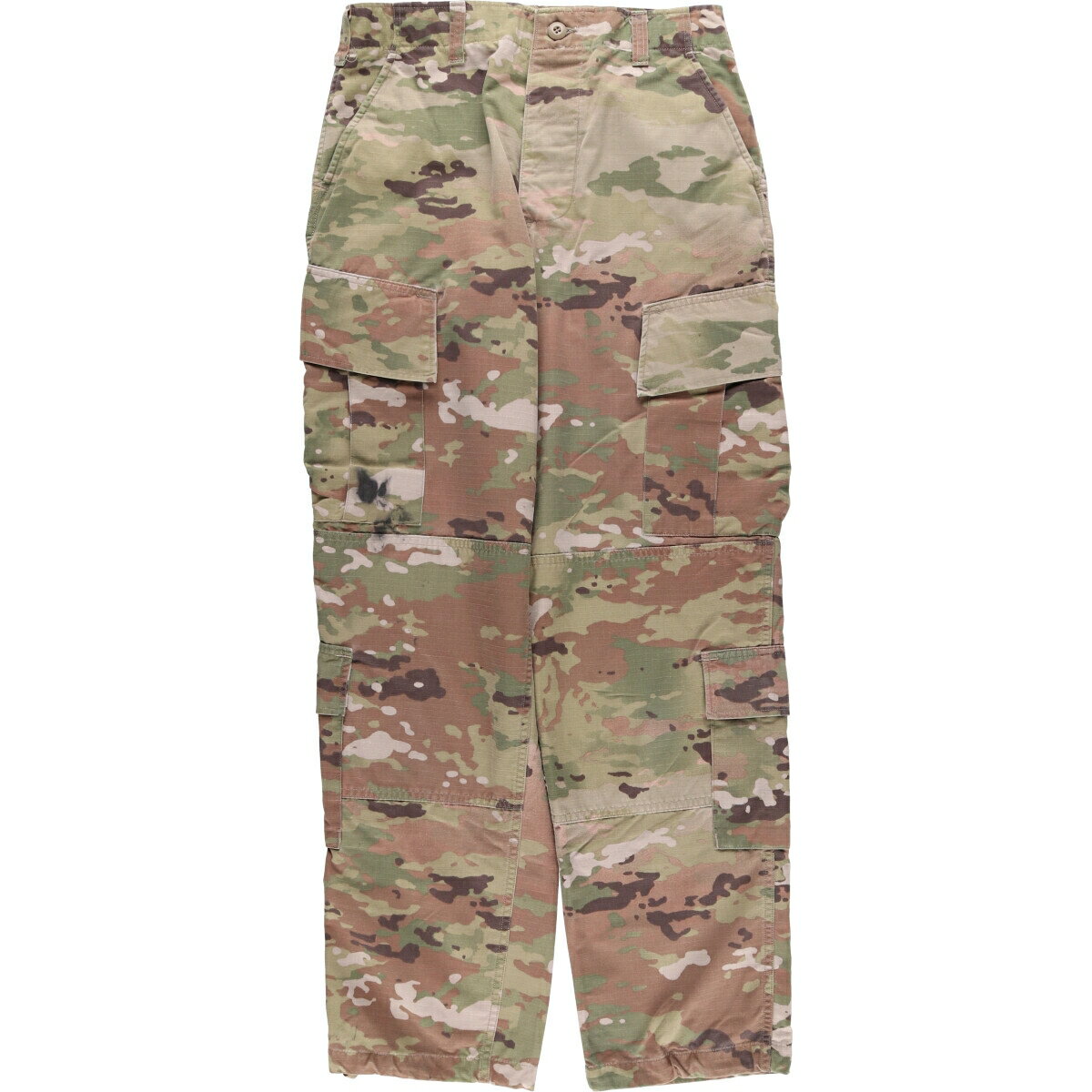 古着 米軍実品 迷彩柄 マルチカムカモ リップストップ ミリタリー カーゴパンツ コンバットパンツ USA製 SMALL-REGULAR メンズw30相当 /eaa567141 【中古】 【250720】 【SS2606_30