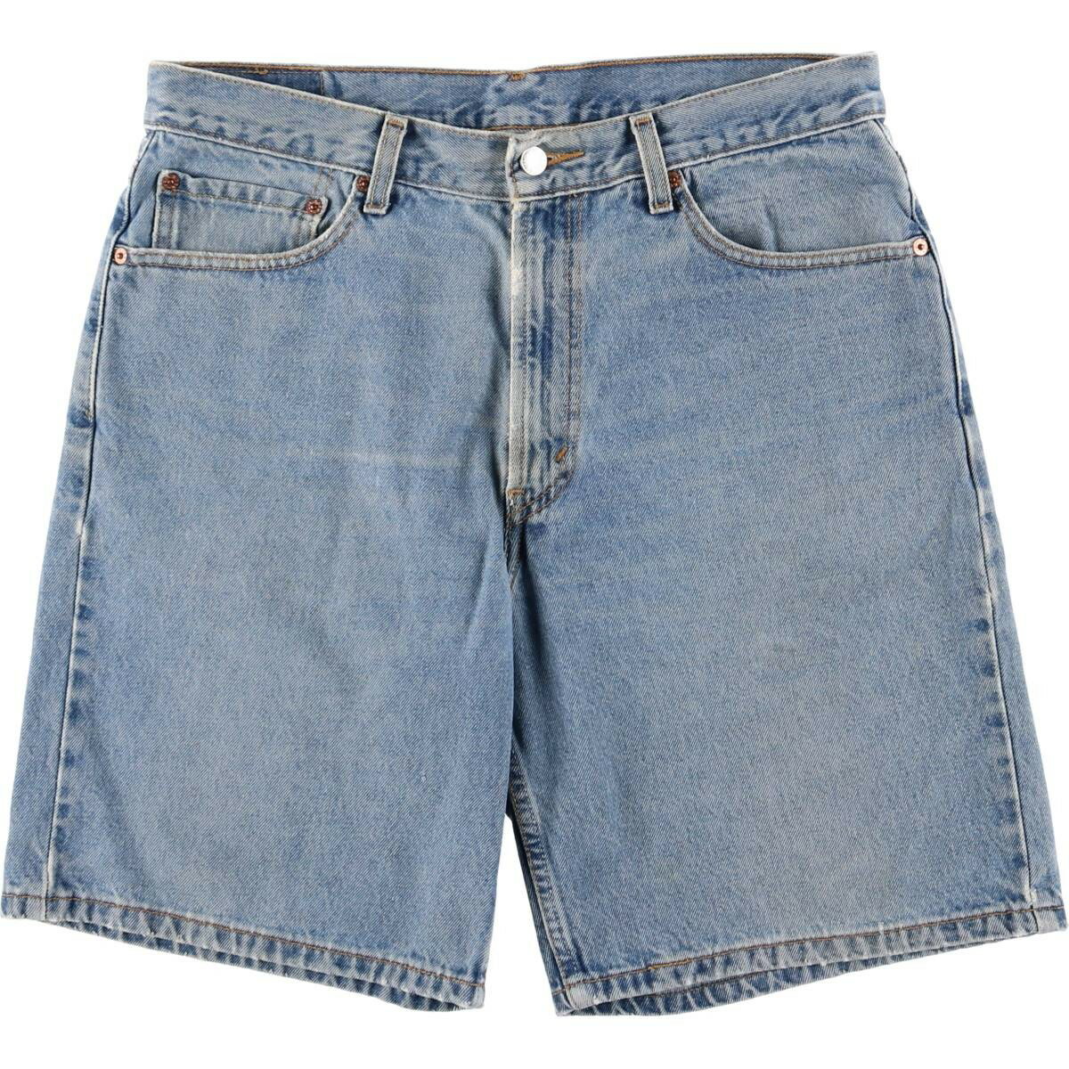 古着 00'S リーバイス Levi's 550 RELAXED FIT デニムショーツ ショートパンツ メンズw34相当 /eaa567173 【中古】 【250718】 【SS2603_30】 ブルー系 春夏秋
