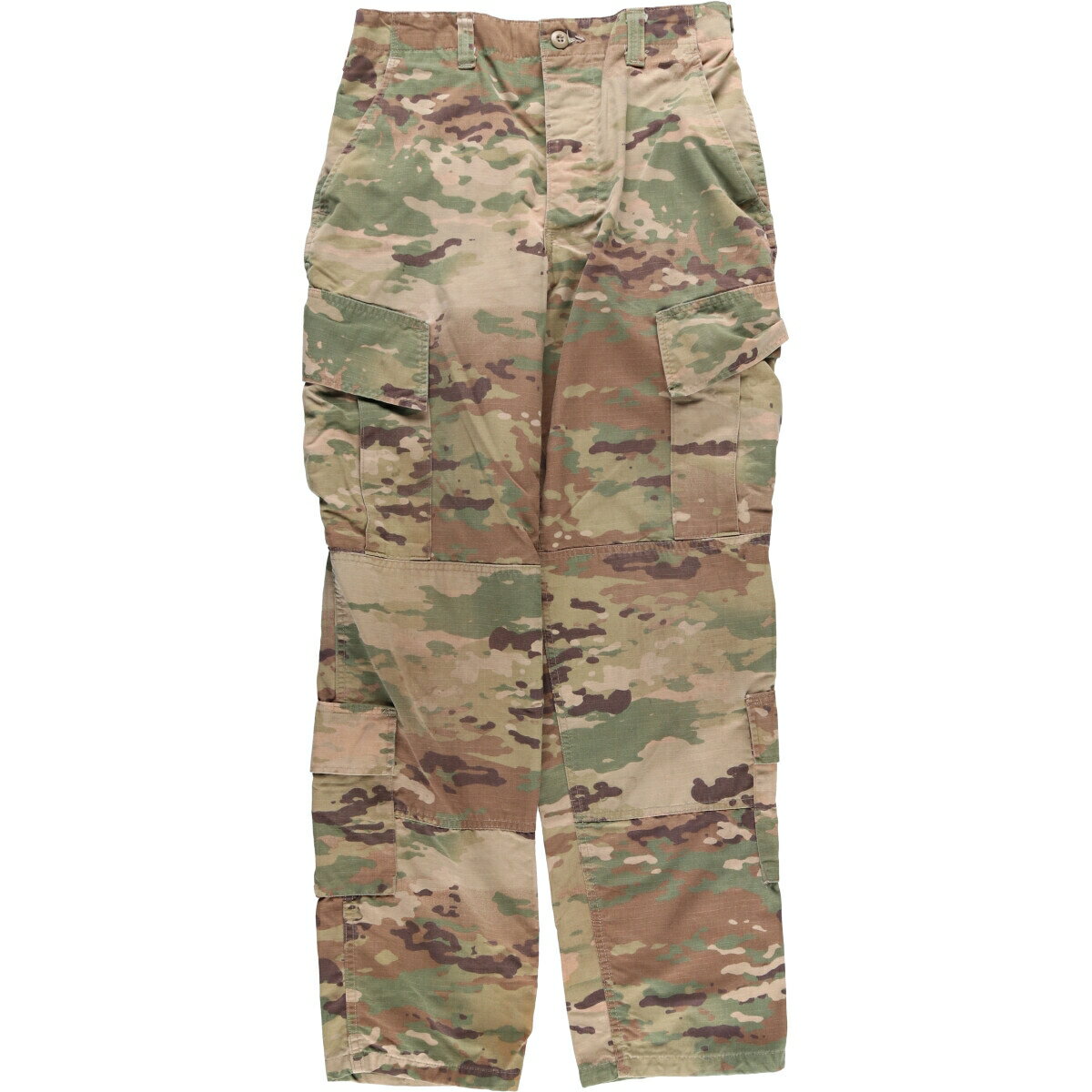 古着 米軍実品 迷彩柄 マルチカムカモ リップストップ ミリタリー カーゴパンツ コンバットパンツ USA製 SMALL-REGULAR メンズw30相当 /eaa567197 【中古】 【250724】 【SS2606_30