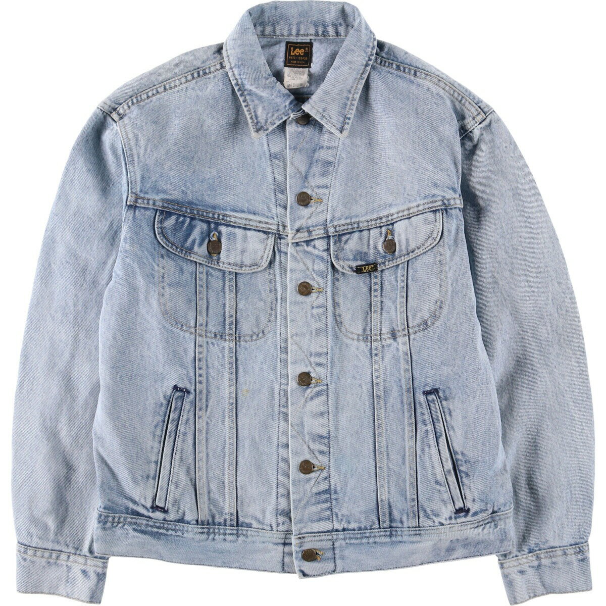 古着 80~'S リー Lee RIDERS ライダース デニムジャケット Gジャン USA製 メンズM相当 ヴィンテージ /eaa567202 【中古】 【250716】 【SS2603_10】