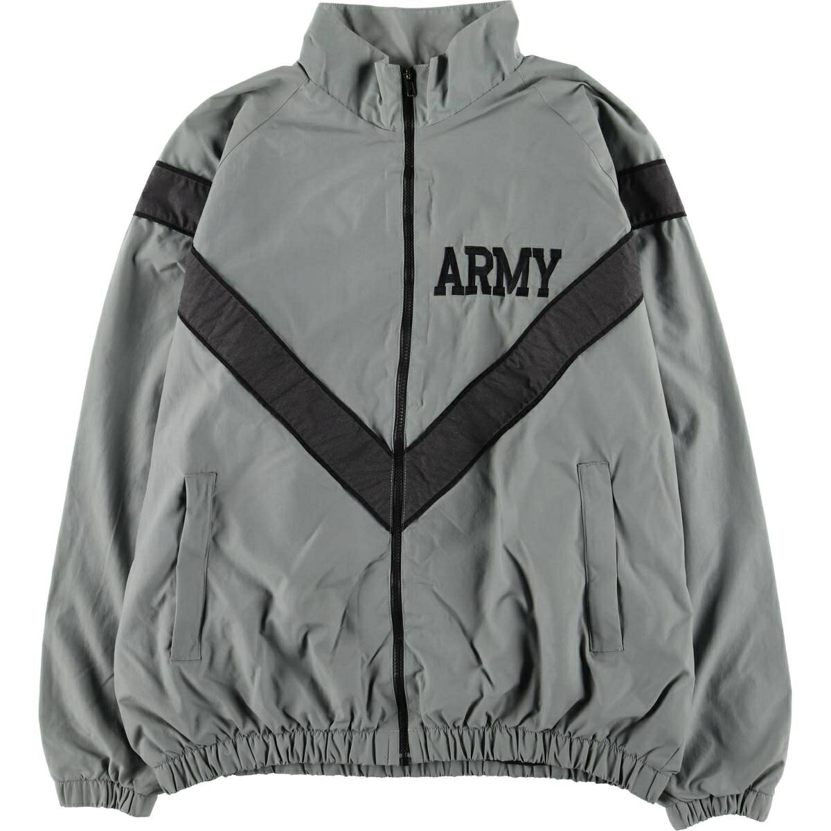 古着 90'S 米軍実品 SKILCRAFT IPFU トレーニングジャケット U.S.ARMY ナイロンジャケット USA製 LARGE/REGULAR メンズL相当 /eaa567212   【SS2606_30