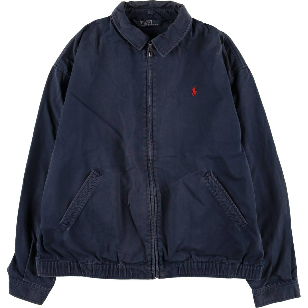 古着 ラルフローレン Ralph Lauren POLO by Ralph Lauren スイングトップ スポーツジャケット メンズXL相当 /eaa567216 【中古】 【250718】 【SS2603_10】 ネイビー系 春秋冬