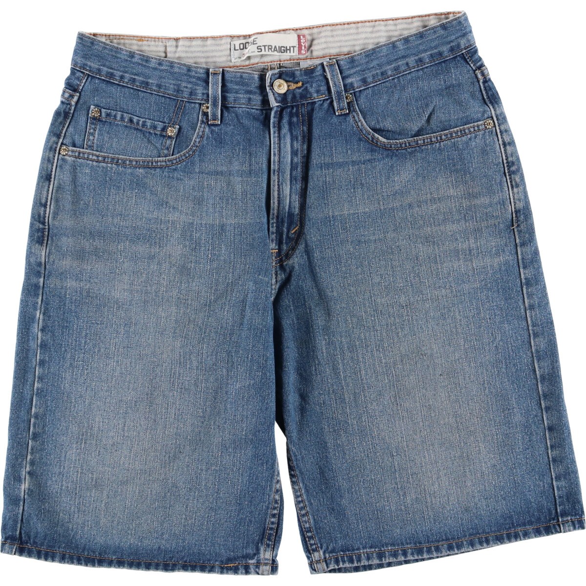 古着 リーバイス Levi's 569 LOOSE STRAIGHT デニムショーツ ハーフパンツ ジョーツ メンズw34相当 /eaa567258 【中古】 【250721】