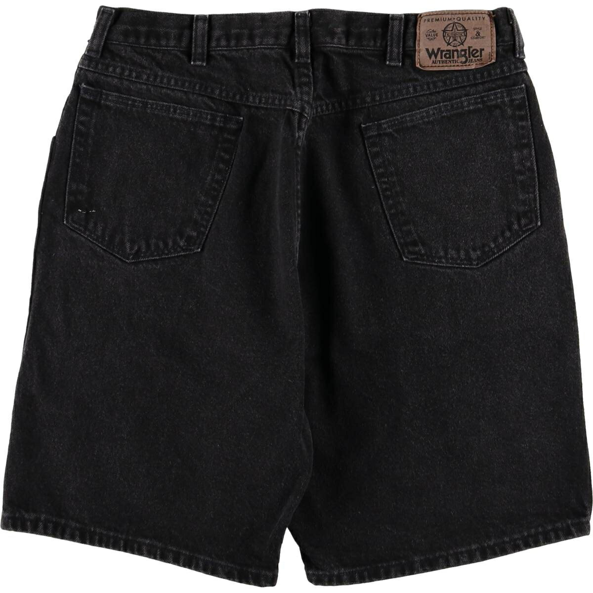 古着 ラングラー Wrangler ブラックデニムショーツ ショートパンツ メンズw32相当 /eaa567611 【中古】 【250718】