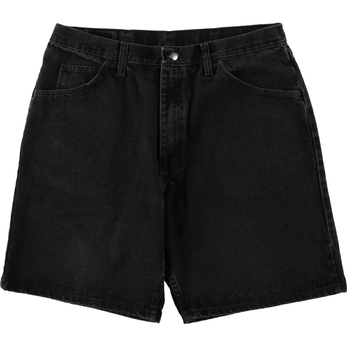 樂天商城 - 古着 ラングラー Wrangler ブラックデニムショーツ ショートパンツ メンズw36相当 /eaa567615 【中古】 【250718】 【SS2606_30