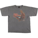 古着 00'S ハーレーダビッドソン Harley-Davidson 鷲柄 イーグル柄 モーターサイクル バイクTシャツ USA製 メンズL相当 /eaa567697 【中古】 【250725】(4)