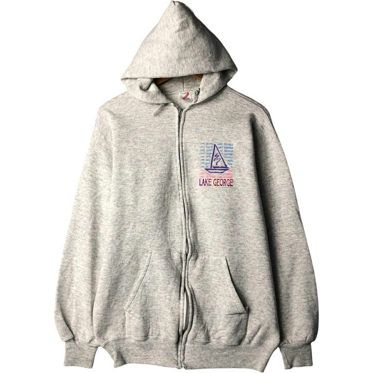 90s】USA製 白タグ NIKE ジップパーカー XXL ブランク 目無し 【公式通販】