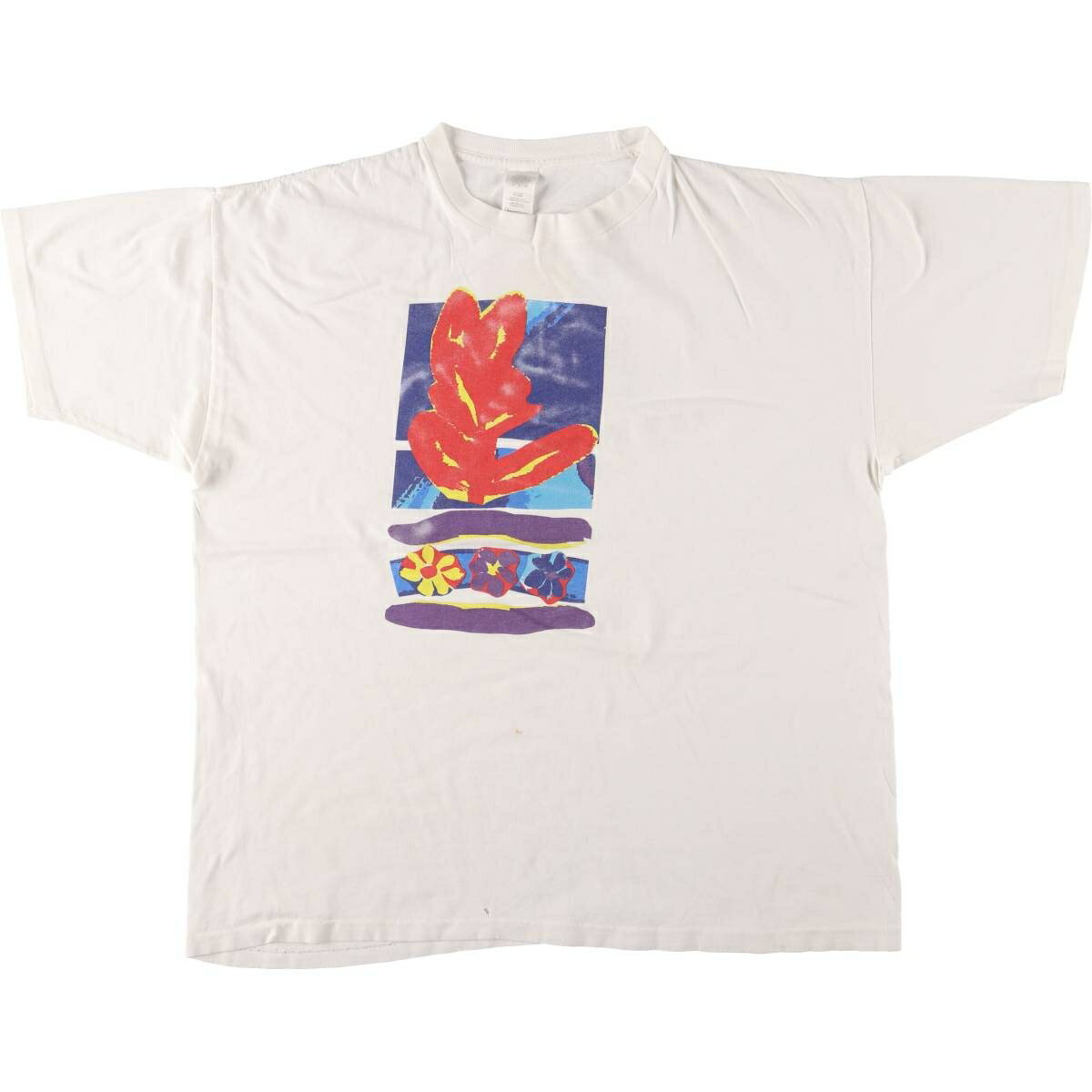 Rakuten - 古着 90'S ダンスキン DANSKIN プリントTシャツ USA製 メンズXL相当 ヴィンテージ /eaa567931 【中古】 【250715】 【ADEL/アデル】 【SS2606_30