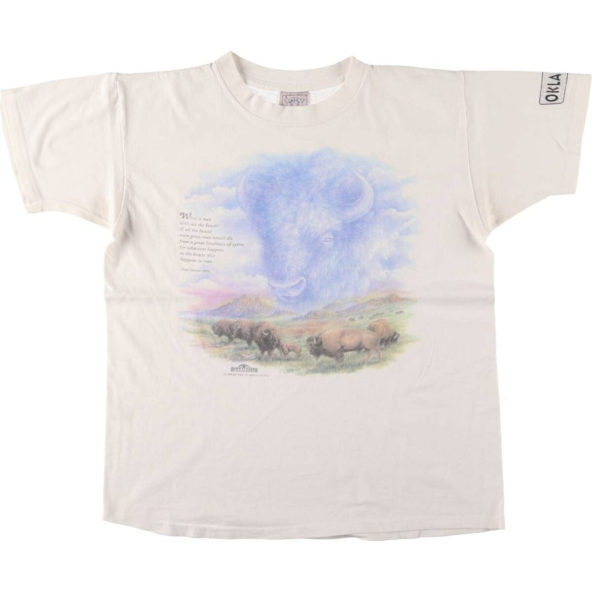 Rakuten - 古着 90'S デルタ DELTA メッセージプリントTシャツ メンズL相当 ヴィンテージ /eaa568017 【中古】 【250802】 【SS2606_30