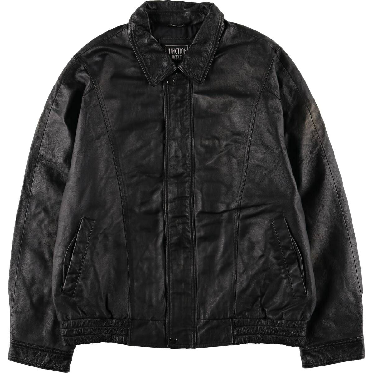 古着 JUNCTION WEST 中綿入り レザーブルゾンタイプ メンズL相当 /eaa568230 【中古】 【251115】