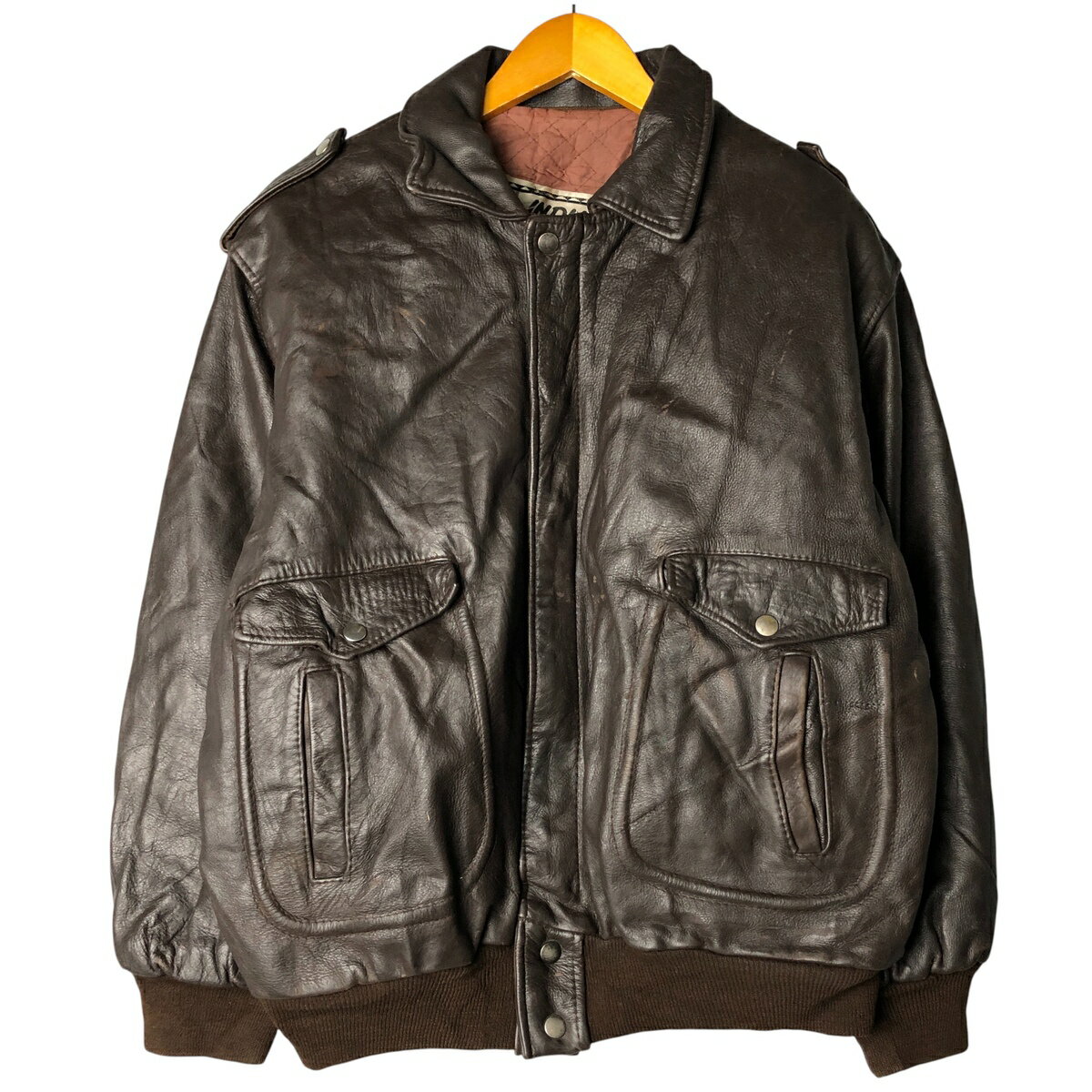売約済みフランスCACHAREL 革ジャン 楽天市場】フライトジャケット レザー（原産国/製造国フランス