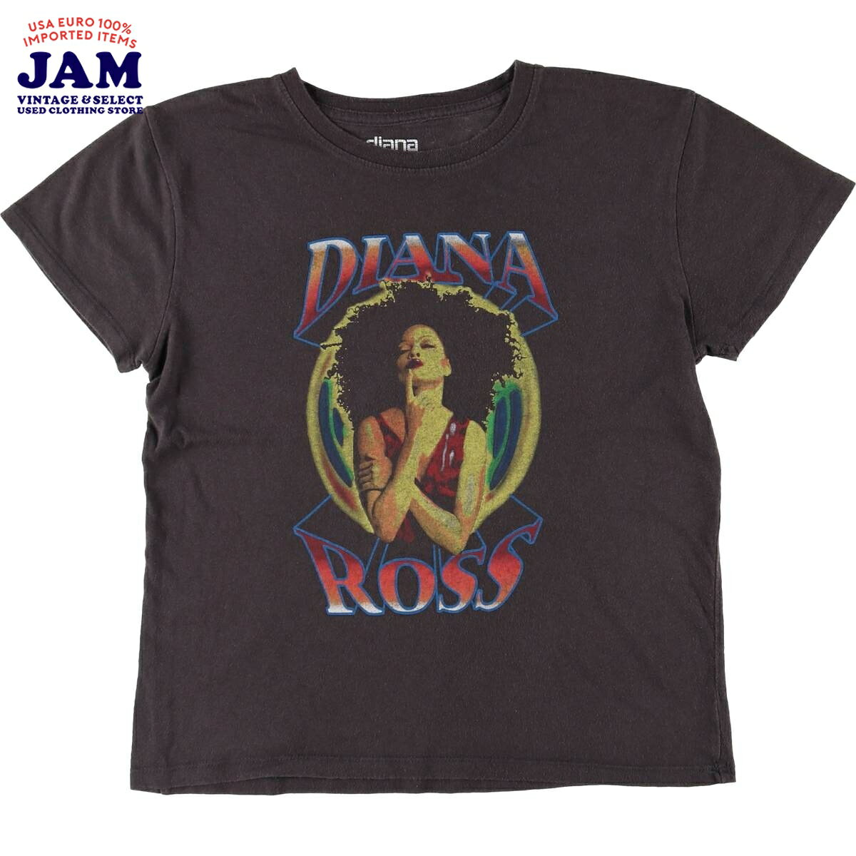 古着 DIANA ROSS ダイアナロス バンドTシャツ バンT レディースXS相当 /eaa568280 【中古】 【250723】 【Elulu/エルル】 【SS2606_30 春夏秋