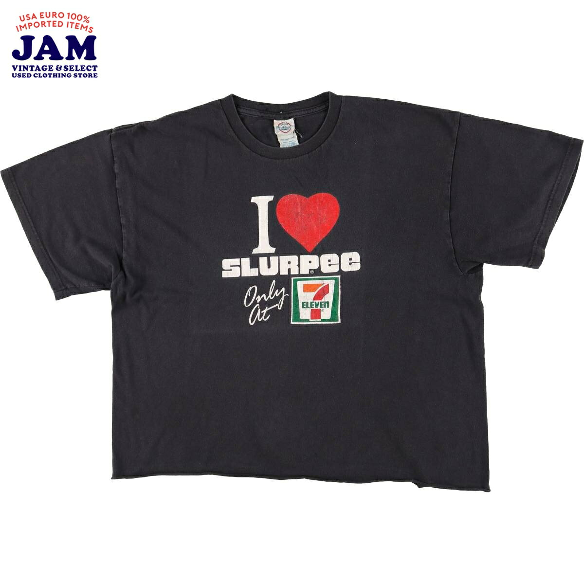 古着 00'S デルタ DELTA Seven-Eleven セブンイレブン カットオフ アドバタイジングTシャツ メンズXL相当 /eaa568288 【中古】 【250725】 【Elulu/エルル】 【SS2609_50】