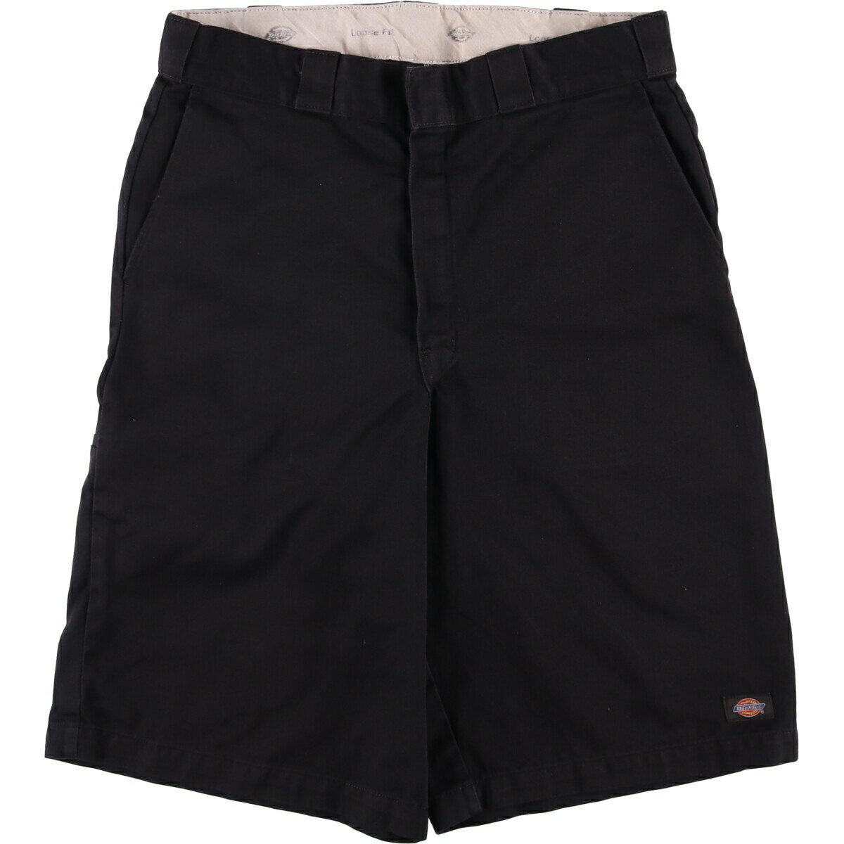古着 ディッキーズ Dickies Loose Fit ワークショーツ ハーフパンツ メンズw33相当 /eaa568395 【中古】 【250720】 【SS2603_30】 ブラック系 春夏秋