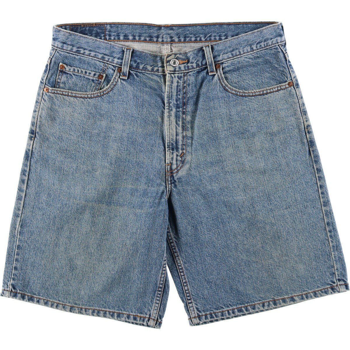 Rakuten - 古着 リーバイス Levi's 550 RELAXED FIT デニムショーツ ショートパンツ メンズw37相当 /eaa568586 【中古】 【250728】 【SS2603_30】
