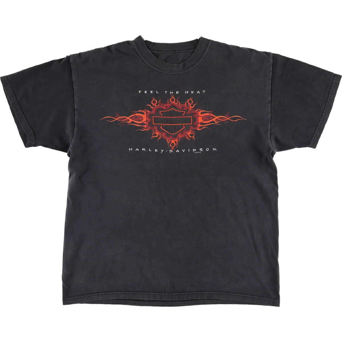 古着 00'S ハーレーダビッドソン Harley-Davidson トライバル モーターサイクル バイクTシャツ メンズL相当 /eaa568623 【中古】 【250801】