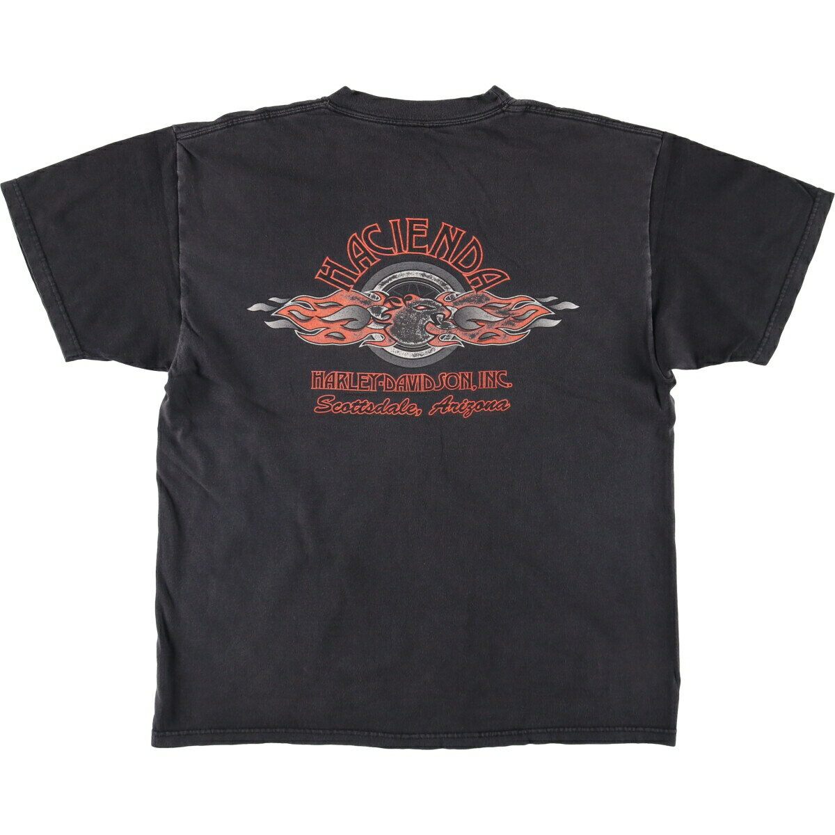 古着 00'S ハーレーダビッドソン Harley-Davidson トライバル モーターサイクル バイクTシャツ メンズL相当 /eaa568623 【中古】 【250801】