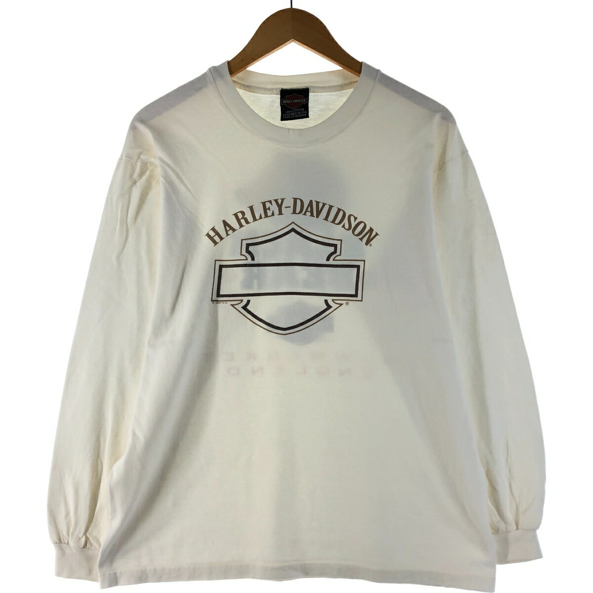 古着 90'S ハーレーダビッドソン Harley-Davidson ロングTシャツ ロンT メンズL相当 /eaa568668 【中古】 【250802】 【ss2601_10】