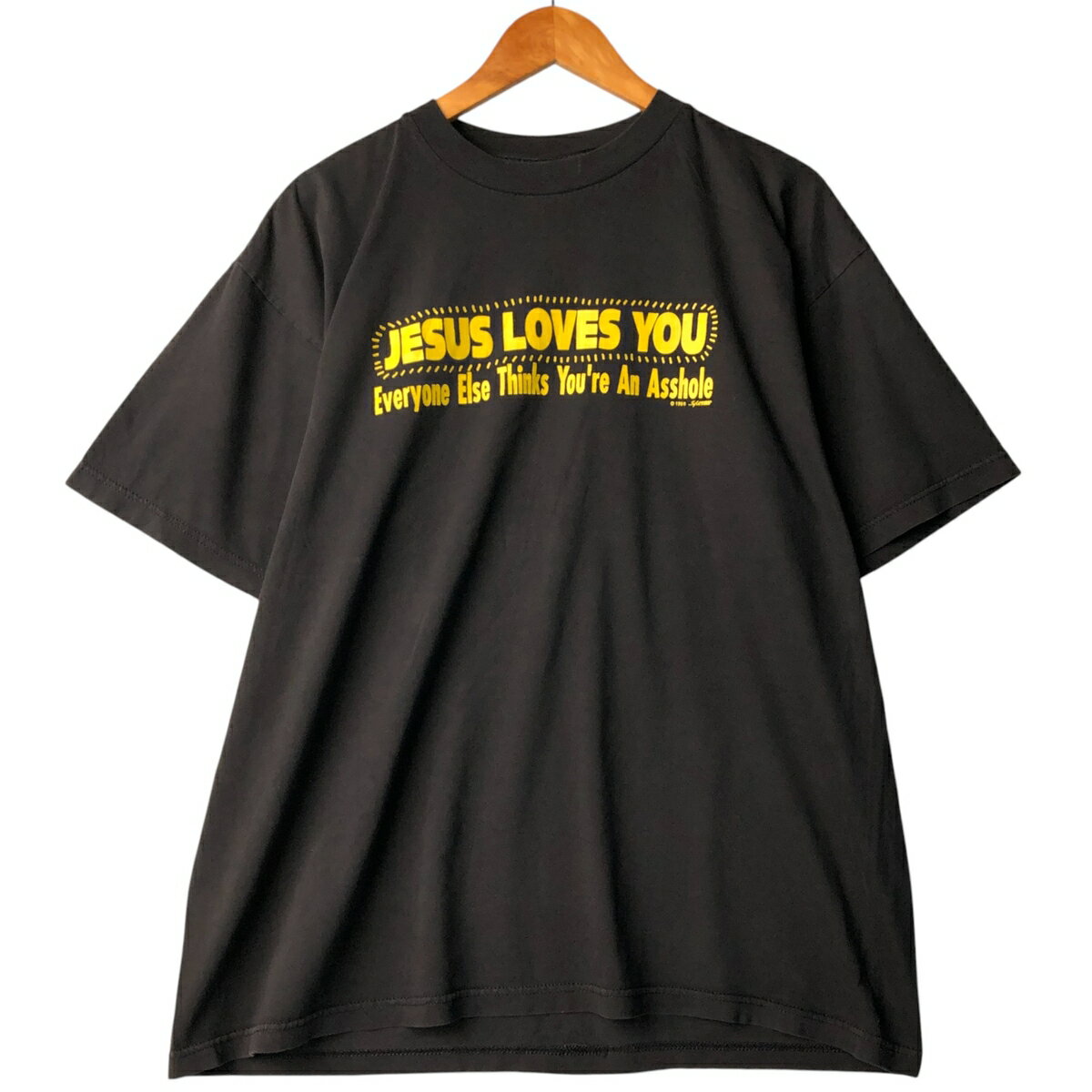 古着 90'S キューティーズ Q-TEES メッセージプリントTシャツ USA製 メンズXL相当 ヴィンテージ /eaa568712 【中古】 【250720】 【SS2603_30】