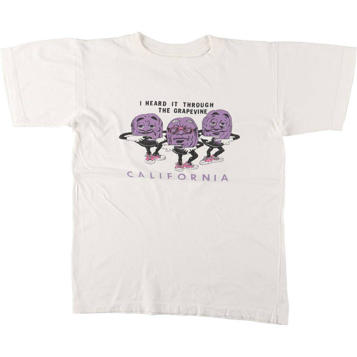 古着 90'S GESIM CORP The California Raisins カリフォルニアレーズン プリントTシャツ フランス製 メ..