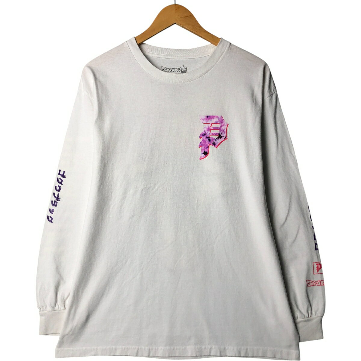 古着 Primitive プリミティブ ドラゴンボール超 ゴクウブラック ロングTシャツ ロンT メンズL相当 /eaa568989 【中古】 【250721】 【ss2601_10】