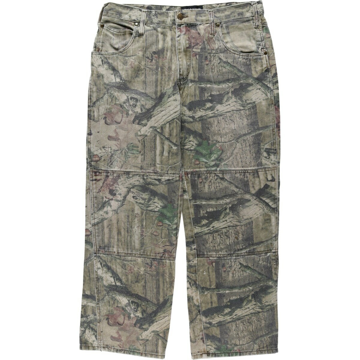 樂天商城 - 古着 モッシーオーク Mossy Oak Break-Up Infinity リアルツリーカモ ダブルニー ストレートデニムパンツ メンズw35相当 /eaa569021 【中古】 【260406】