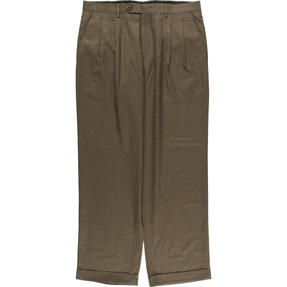 樂天商城 - 古着 ラルフローレン Ralph Lauren LAUREN ローレン ツータック スラックスパンツ メンズw34相当 /eaa569117 【中古】 【251126】