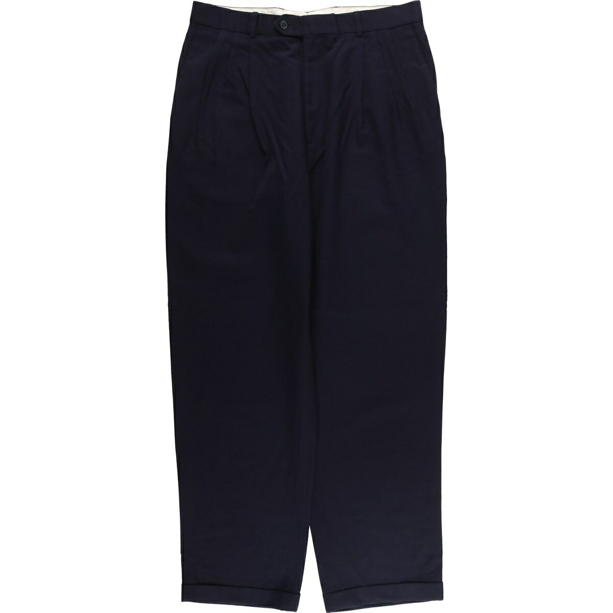 Rakuten - 古着 PAUL DIONE スリータック ウールパンツ スラックス メンズw34相当 /eaa569120 【中古】 【251117】 ネイビー系 春夏秋冬