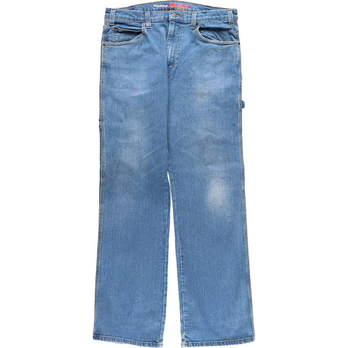 古着 ディッキーズ Dickies デニムペインターパンツ メンズw36相当 /eaa569180   ブルー系 春夏秋冬