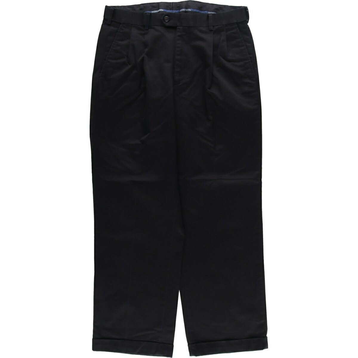 古着 SADDLEBRED ツータック コットン スラックスパンツ メンズw35相当 /eaa569230   【SS2606_30