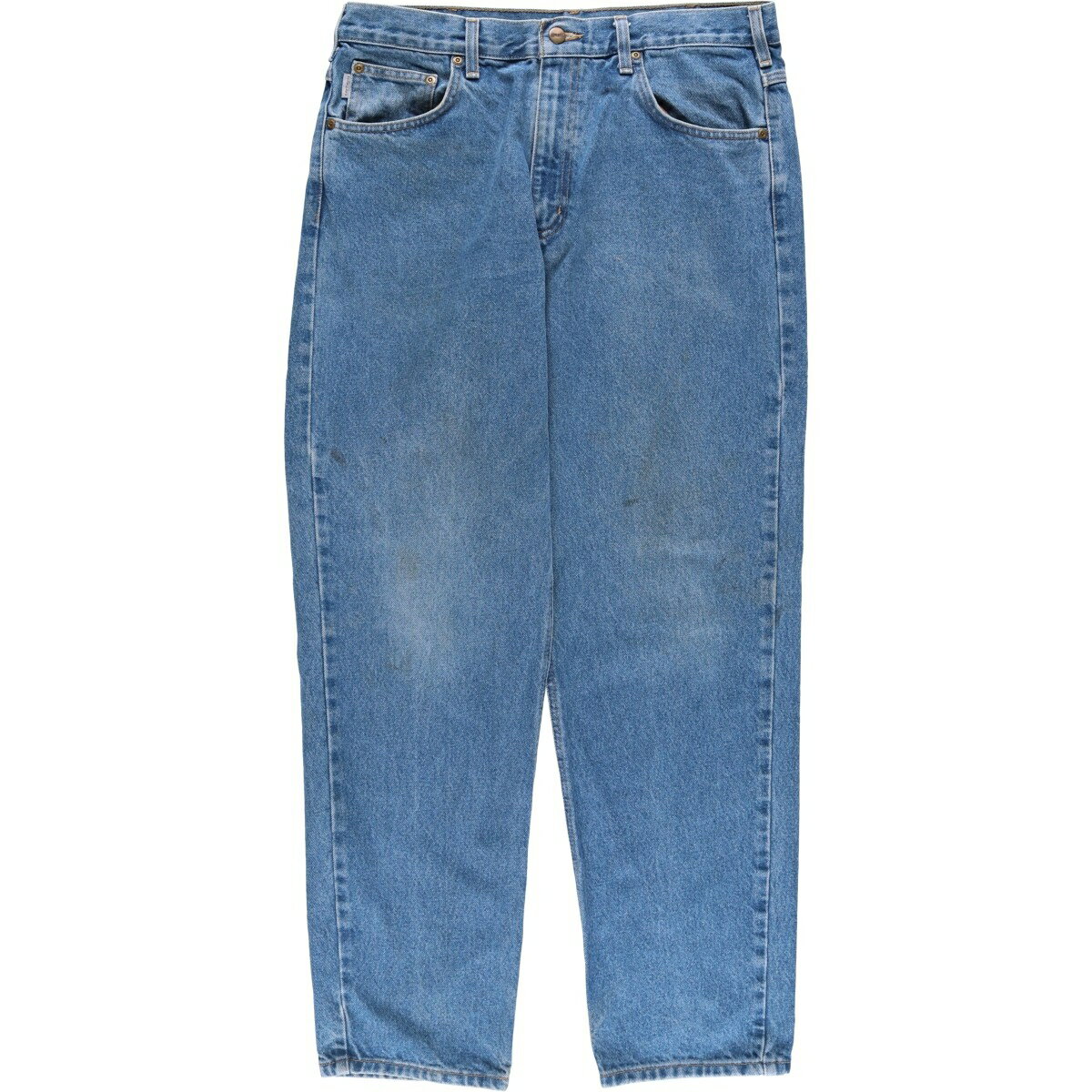 古着 カーハート Carhartt RELAXED FIT テーパードデニムパンツ メンズw35相当 /eaa569236   ブルー系 春夏秋冬