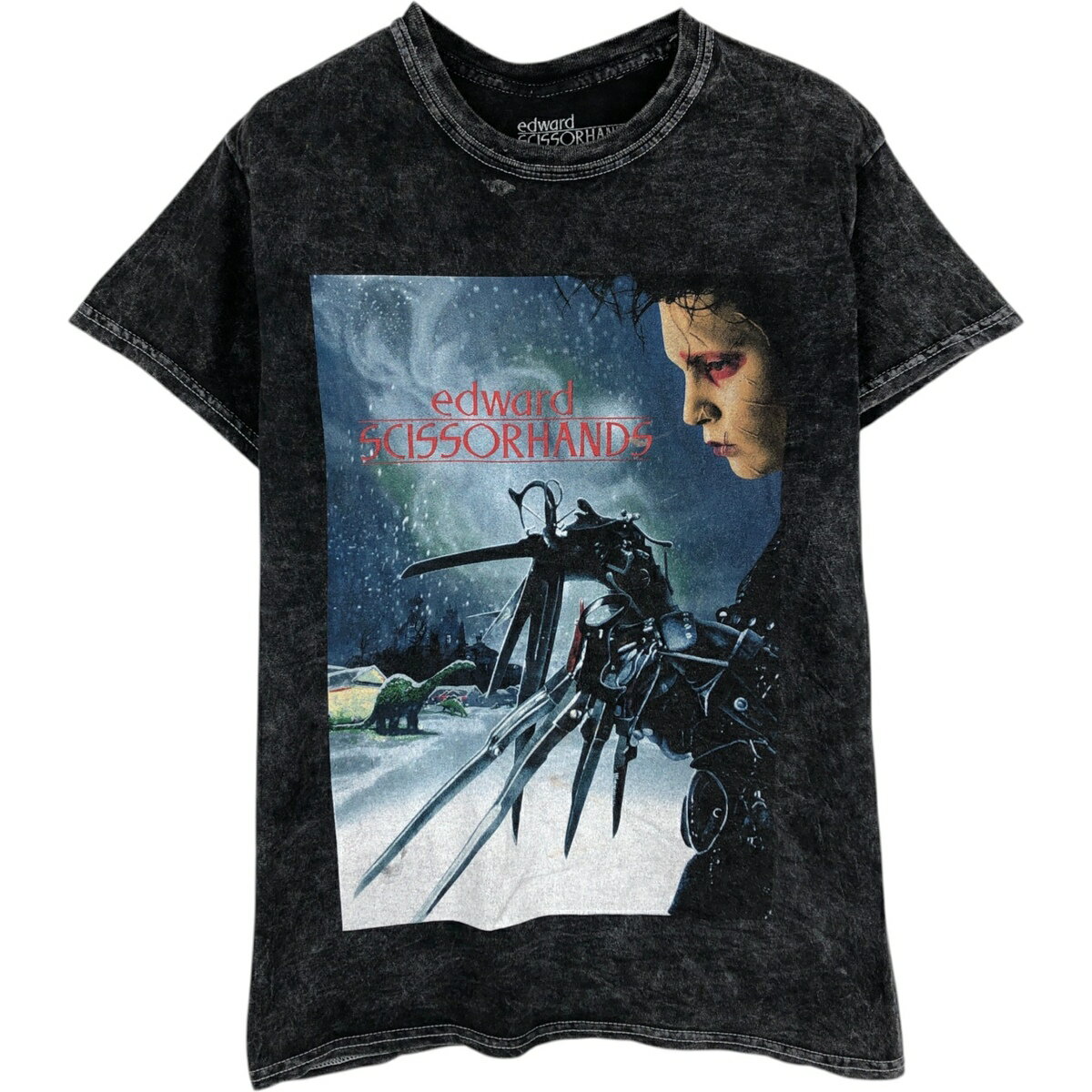 シザーハンズ　スウェットパーカー　トレーナー　ブラック　XLサイズ　ムービーT EDWARD SCISSORHANDS Poster スウェット トレーナー | GEEKHEAD