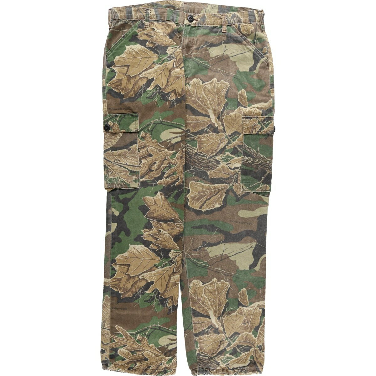 古着 民間品 COMMANDER 迷彩柄 リアルツリーカモ ミリタリー カーゴパンツ USA製 メンズw38相当 ヴィンテージ /eaa569487 【中古】 【260403】
