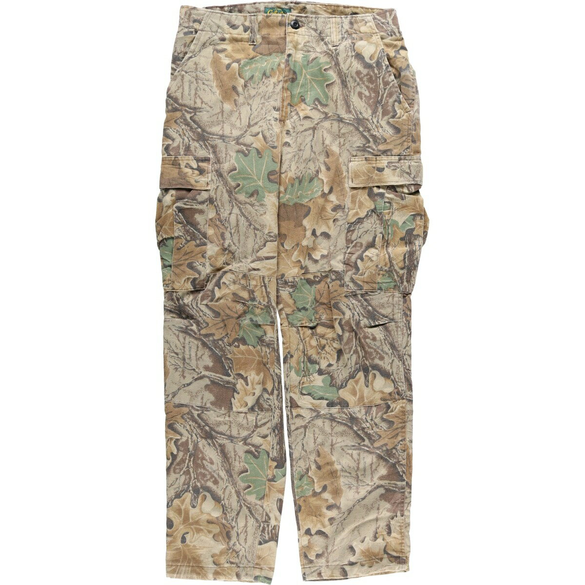 古着 民間品 80~90'S カベラス Cabelas 迷彩柄 リアルツリーカモ ミリタリー カーゴパンツ USA製 メンズw36相当 ヴィンテージ /eaa569488 【中古】 【260403】 【GR-NV】