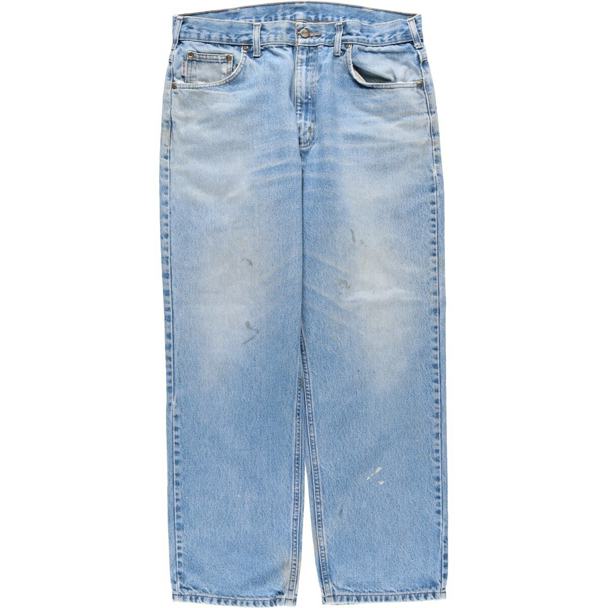 古着 カーハート Carhartt RELAXED FIT テーパードデニムパンツ メンズw35相当 /eaa569502 【中古】 【260405】 ブルー系 春夏秋冬